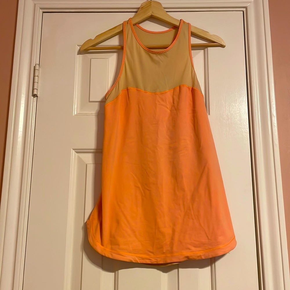 Orange lululemon top